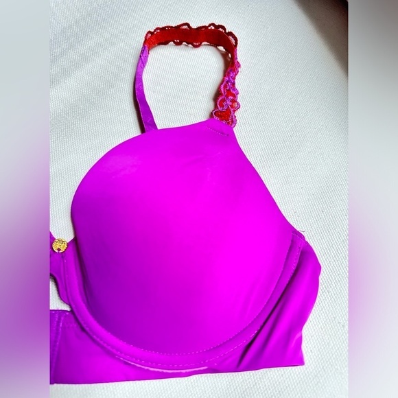 BRA Natori Violet 36B Underwire Plunge 732080 opaque 3422 HP - Picture 9 of 13